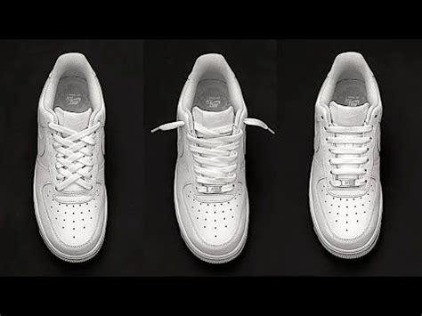 nike air force 1 veters rijgen zonder strikken